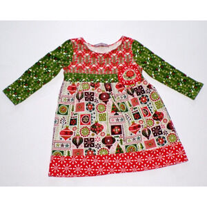 Jelly the Pug Boutique Long Sleeve Holiday Dress - Size 5‎